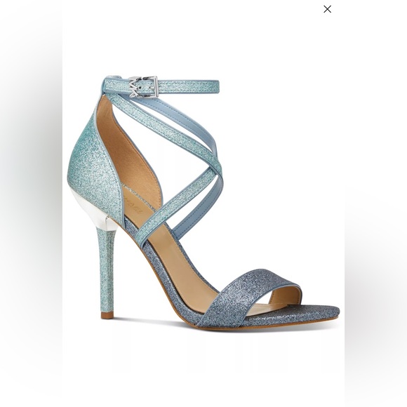 New. MICHAEL Kors Women's Astrid Two Tone Stiletto Sandals. Sz 6.5 - Picture 2 of 6